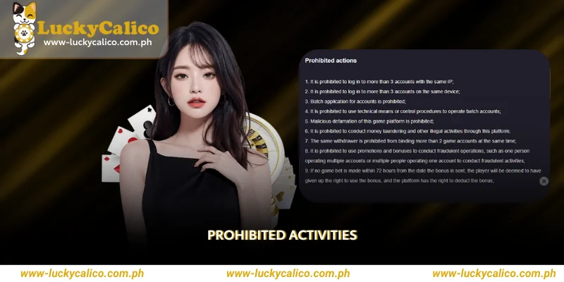 Prohibited Activities